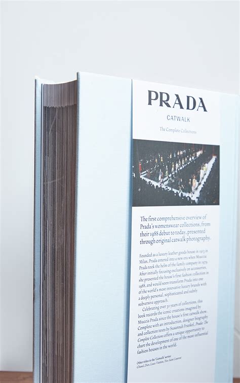 prada coffee table book|The Catwalk Series .